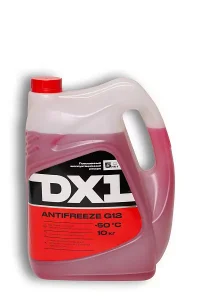 Antifreeze G12 -50 °C красный DX1 10 кг