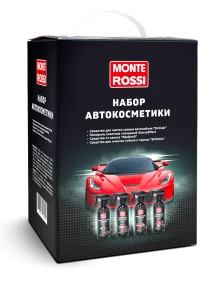 MONTEROSSI Подарочный набор автокосметики 4 в 1